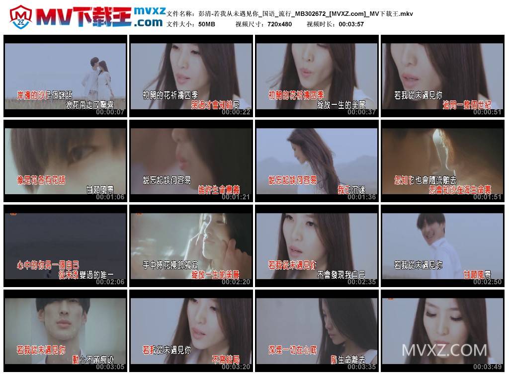 彭清-若我从未遇见你_国语_流行_MB302672